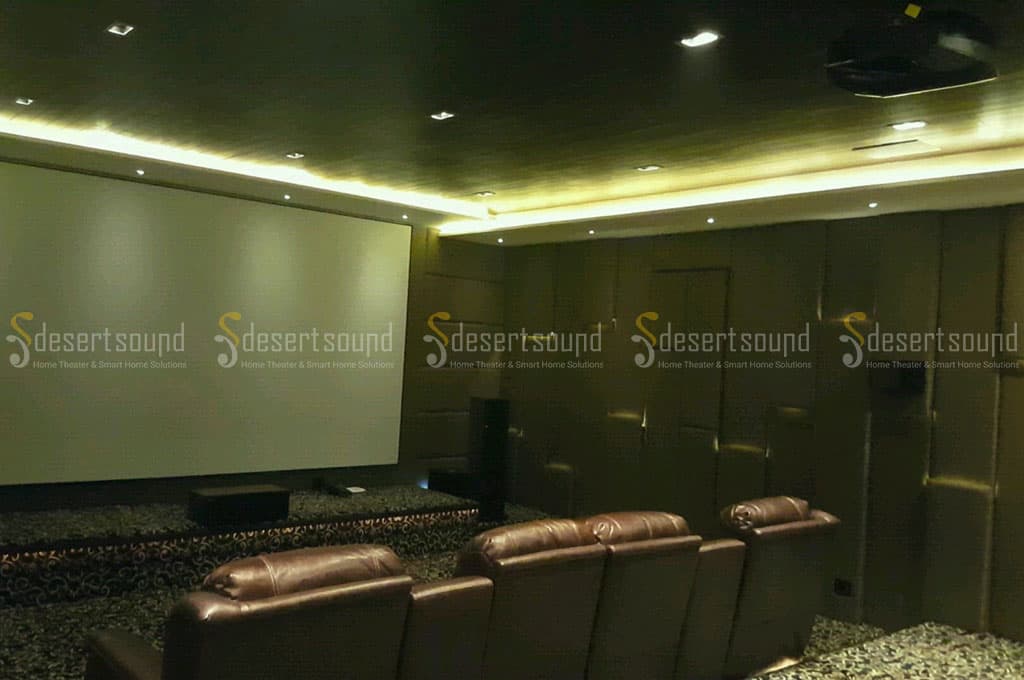 Warm-Contrast Residential Cinema