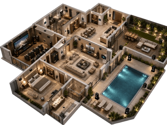 In-house Wi-Fi music and multi-room audio