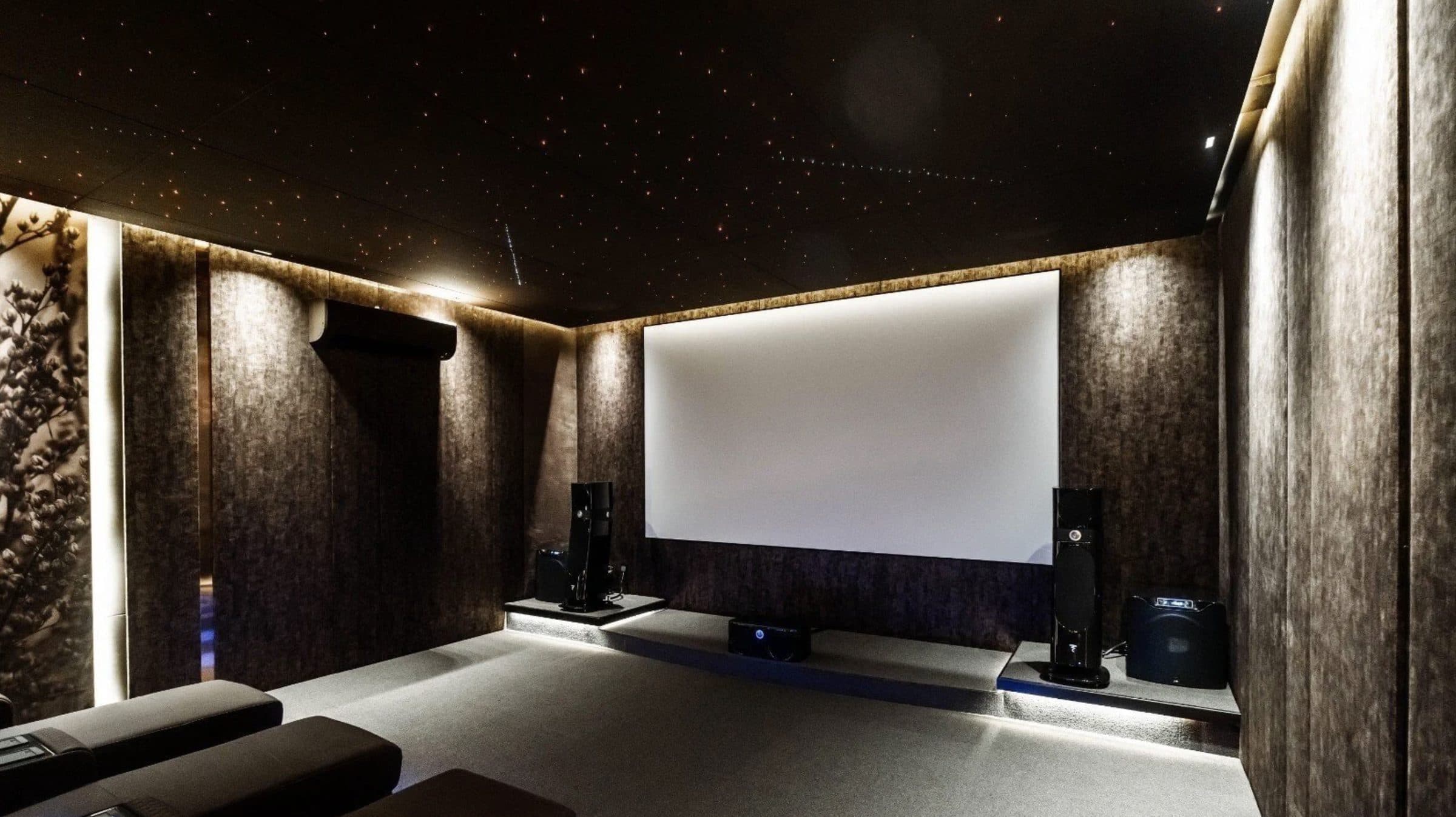 Custom home theatre seating